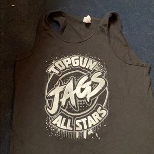 Matching top gun practice tank